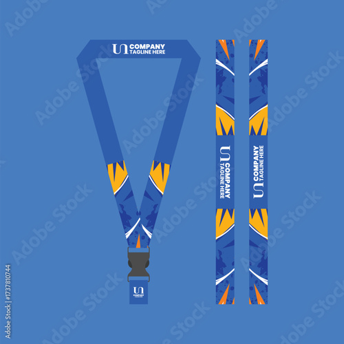 Office and company ID card lanyards