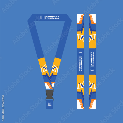 Office and company ID card lanyards