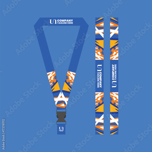 Office and company ID card lanyards