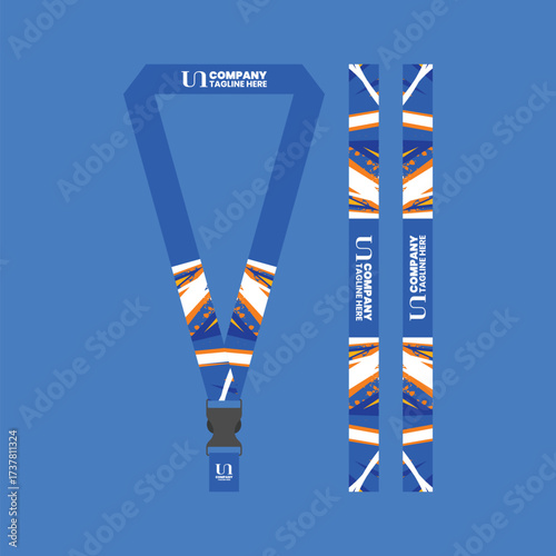 Office and company ID card lanyards