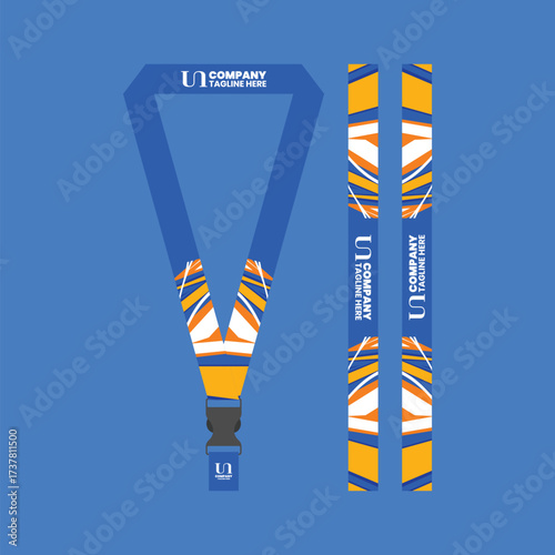 Office and company ID card lanyards