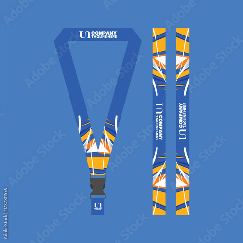 Office and company ID card lanyards