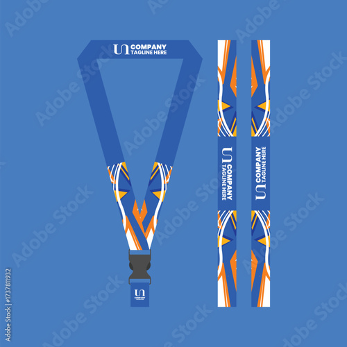 Office and company ID card lanyards