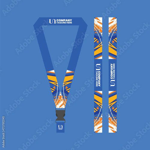 Office and company ID card lanyards