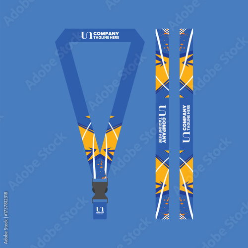 Office and company ID card lanyards