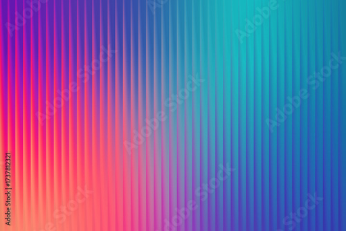 Vibrant gradient background with vertical stripes and pastel colors