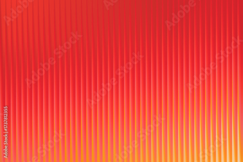 Vibrant red gradient with vertical lines and warm tones
