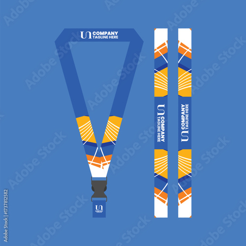 Office and company ID card lanyards