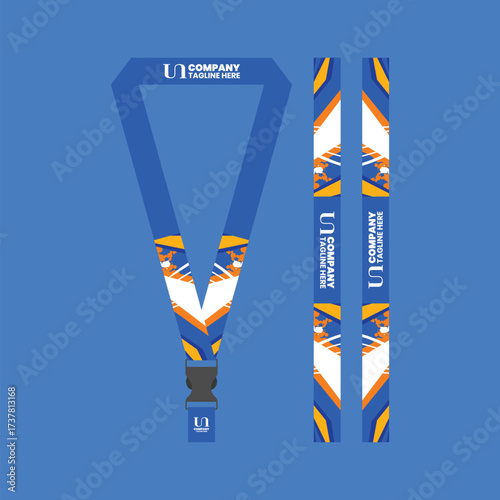 Office and company ID card lanyards