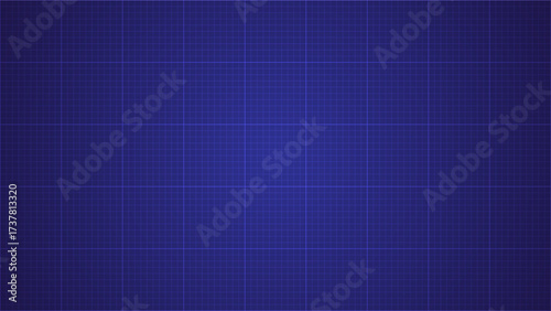 Simple blueprint-style grid background with dark blue gradient, perfect for design, technology and architecture themes