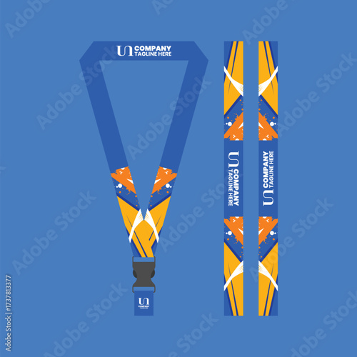 Office and company ID card lanyards