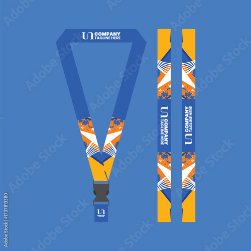 Office and company ID card lanyards