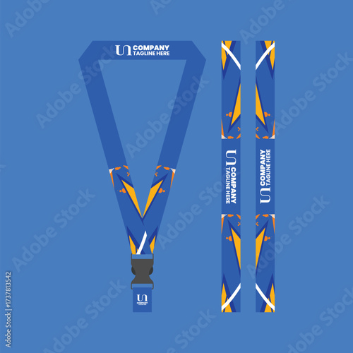 Office and company ID card lanyards