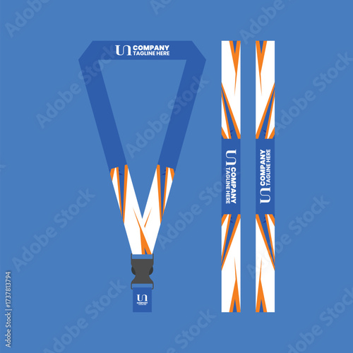 Office and company ID card lanyards