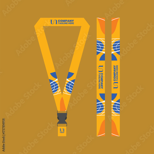 Office and company ID card lanyards