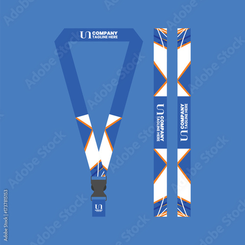 Office and company ID card lanyards