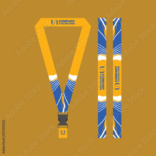 Office and company ID card lanyards