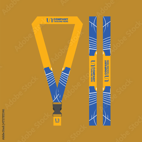 Office and company ID card lanyards