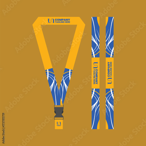 Office and company ID card lanyards