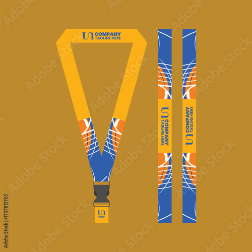Office and company ID card lanyards
