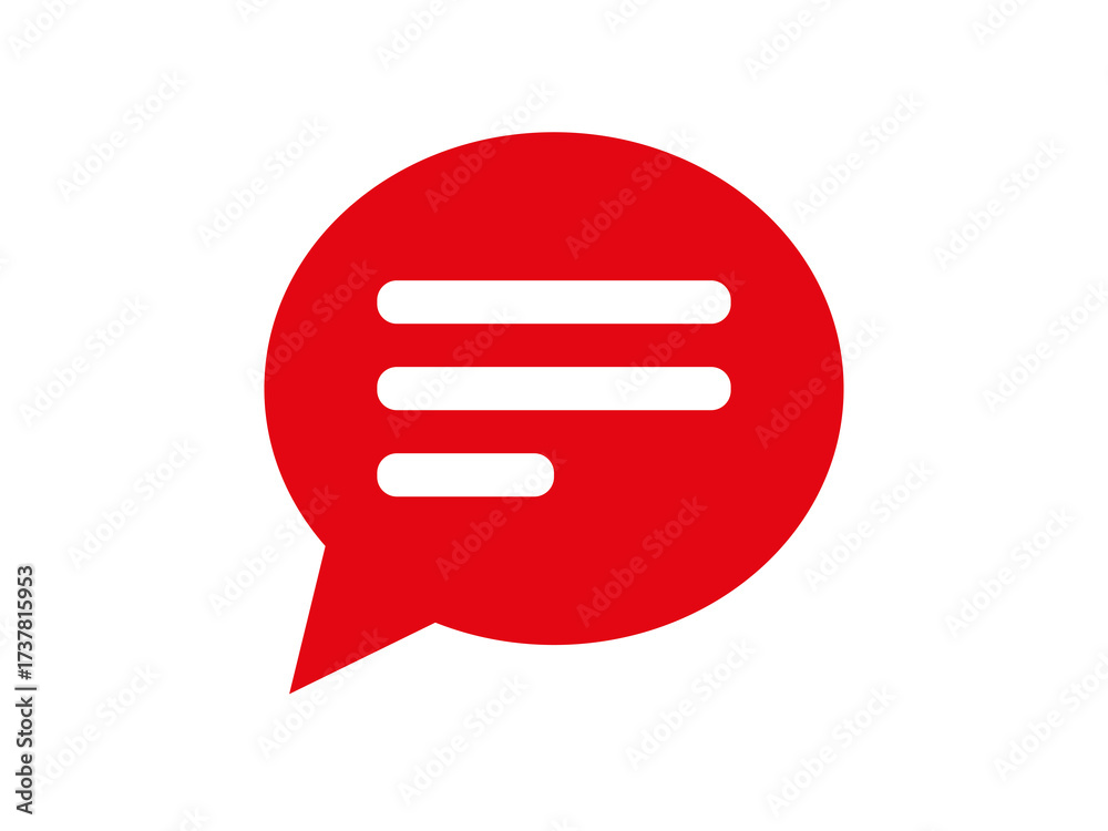 Fototapeta premium chat bubble symbol