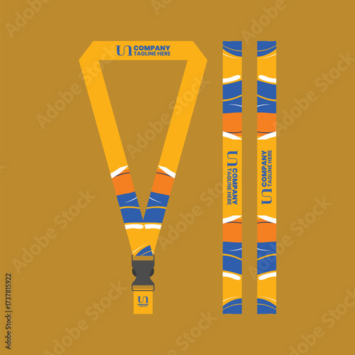 Office and company ID card lanyards