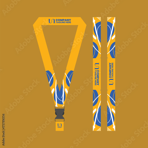 Office and company ID card lanyards