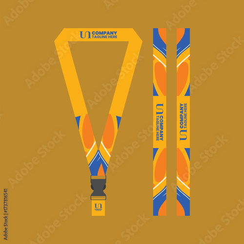 Office and company ID card lanyards