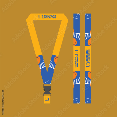 Office and company ID card lanyards