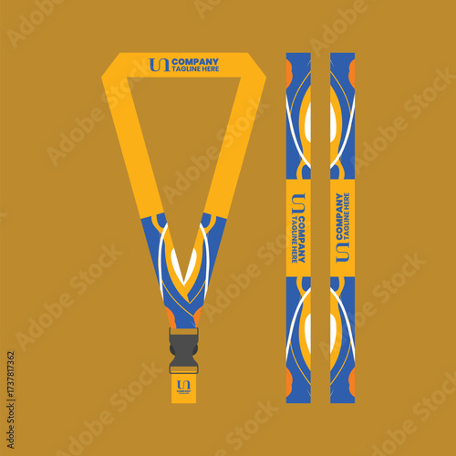 Office and company ID card lanyards