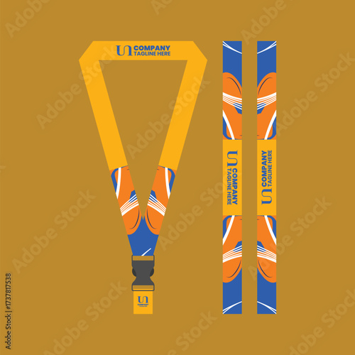 Office and company ID card lanyards
