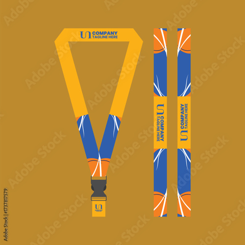 Office and company ID card lanyards