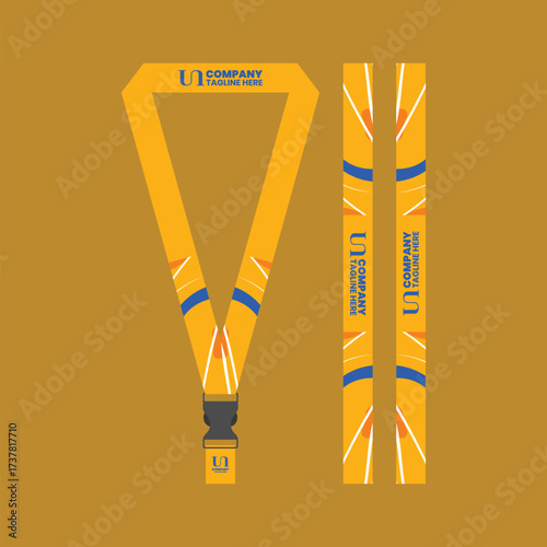 Office and company ID card lanyards