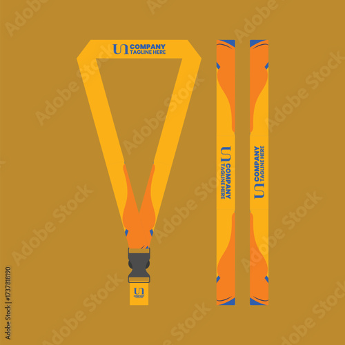 Office and company ID card lanyards