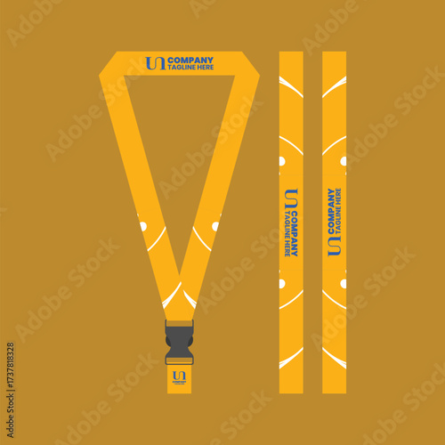 Office and company ID card lanyards