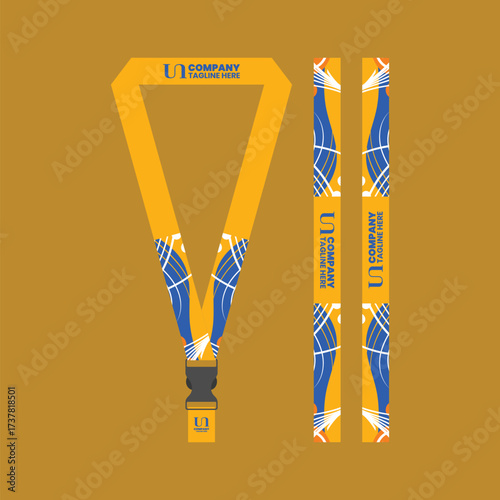 Office and company ID card lanyards
