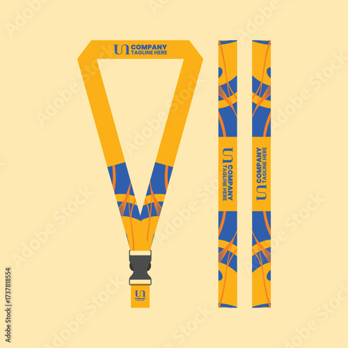 Office and company ID card lanyards