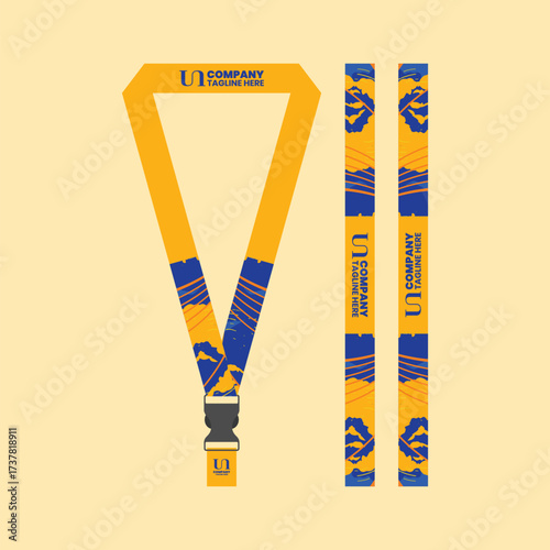 Office and company ID card lanyards