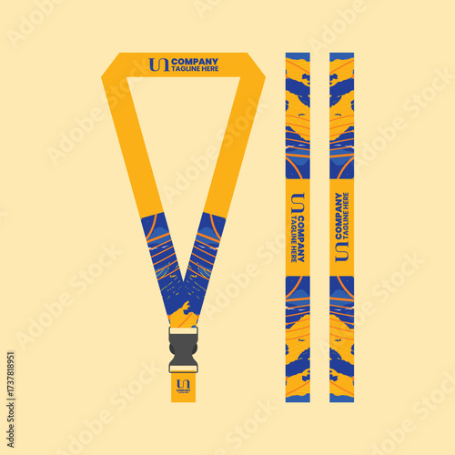 Office and company ID card lanyards