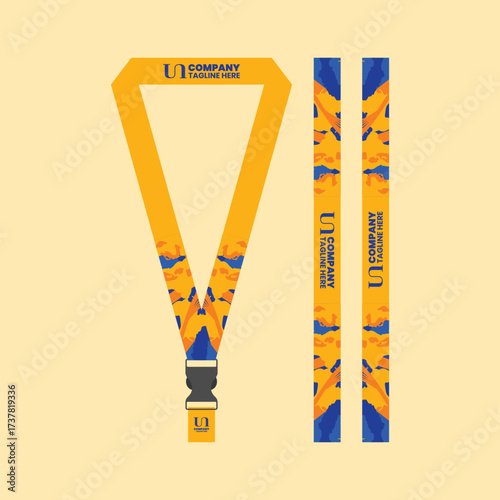 Office and company ID card lanyards