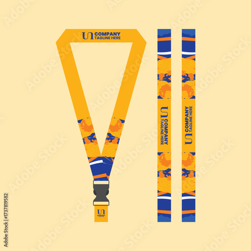 Office and company ID card lanyards