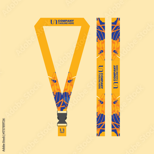 Office and company ID card lanyards