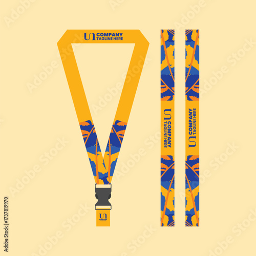 Office and company ID card lanyards