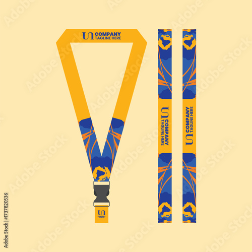 Office and company ID card lanyards