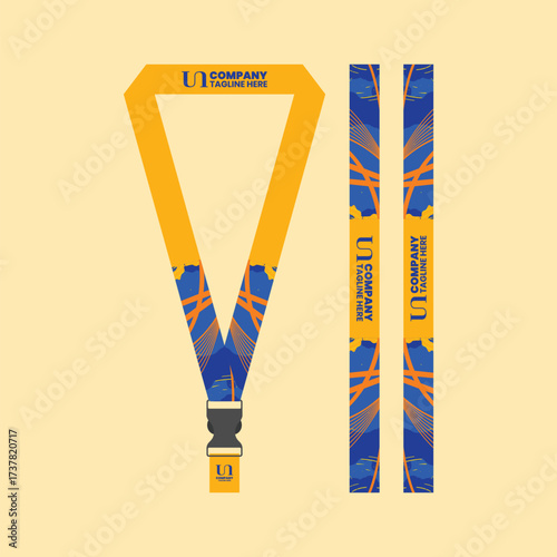 Office and company ID card lanyards