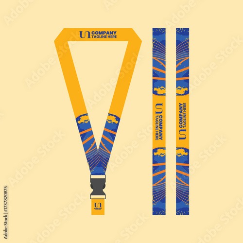 Office and company ID card lanyards