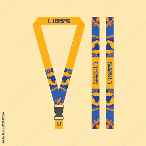Office and company ID card lanyards