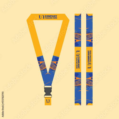 Office and company ID card lanyards