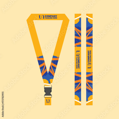 Office and company ID card lanyards