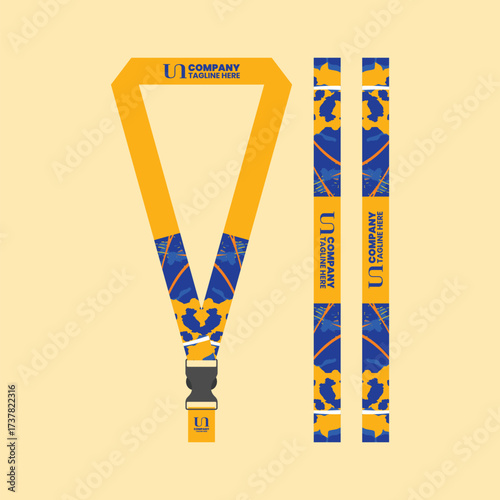 Office and company ID card lanyards